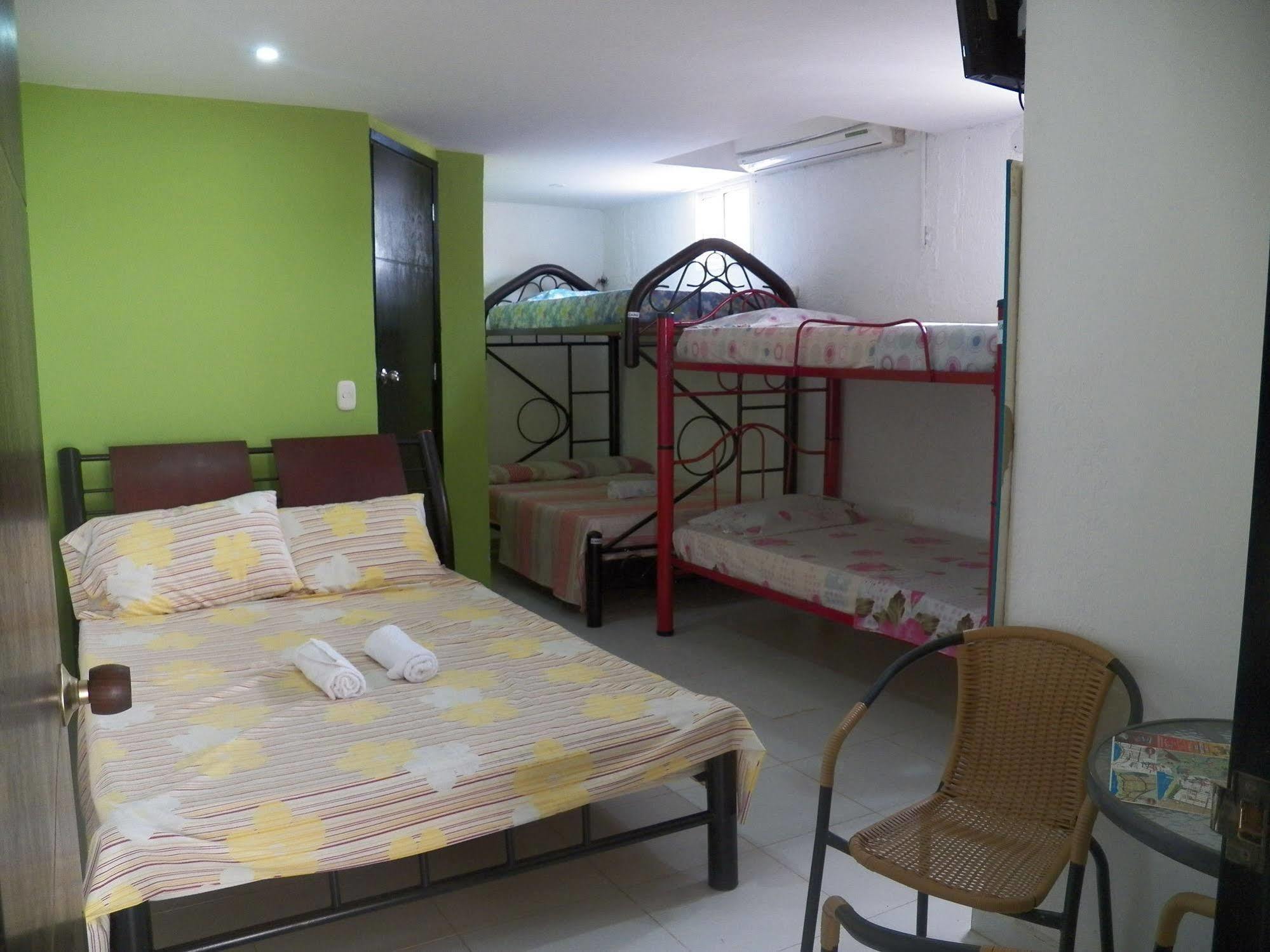 Hostel Green Light Taganga Exterior foto